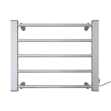 Pronti Heated Towel Rack Electric Bathroom Towel Rails EV-90- Silver